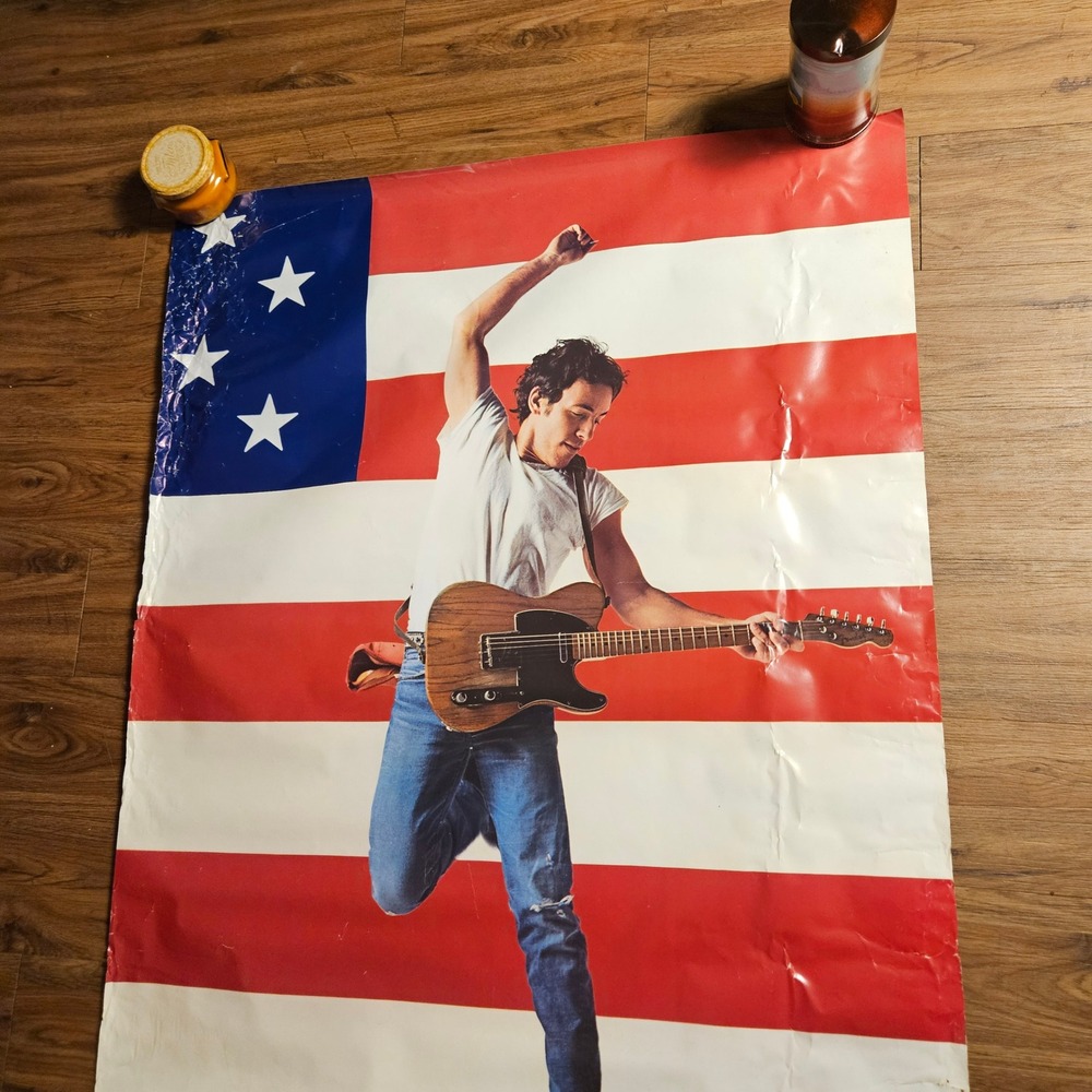 Bruce Springsteen‎ Born In The U.S.A. 34x48 Large Promo Poster Vintage 1984 Rock - Picture 2 of 10